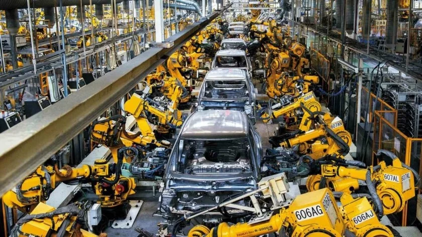 Cadena de producción de coches