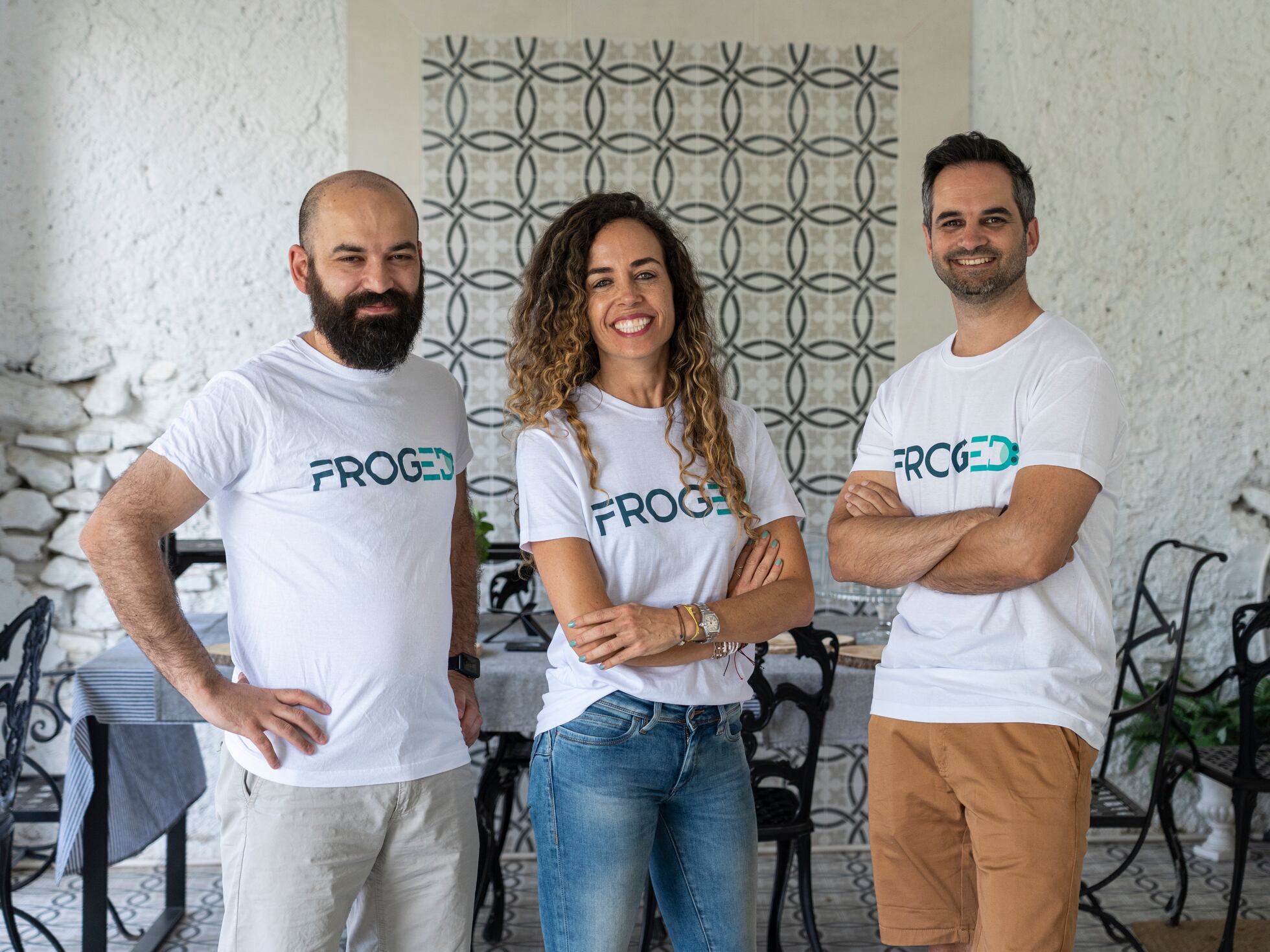 Ángel Romero, Emily González-Cebrián y Juan José Rojano