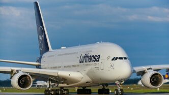Avión de Lufthansa