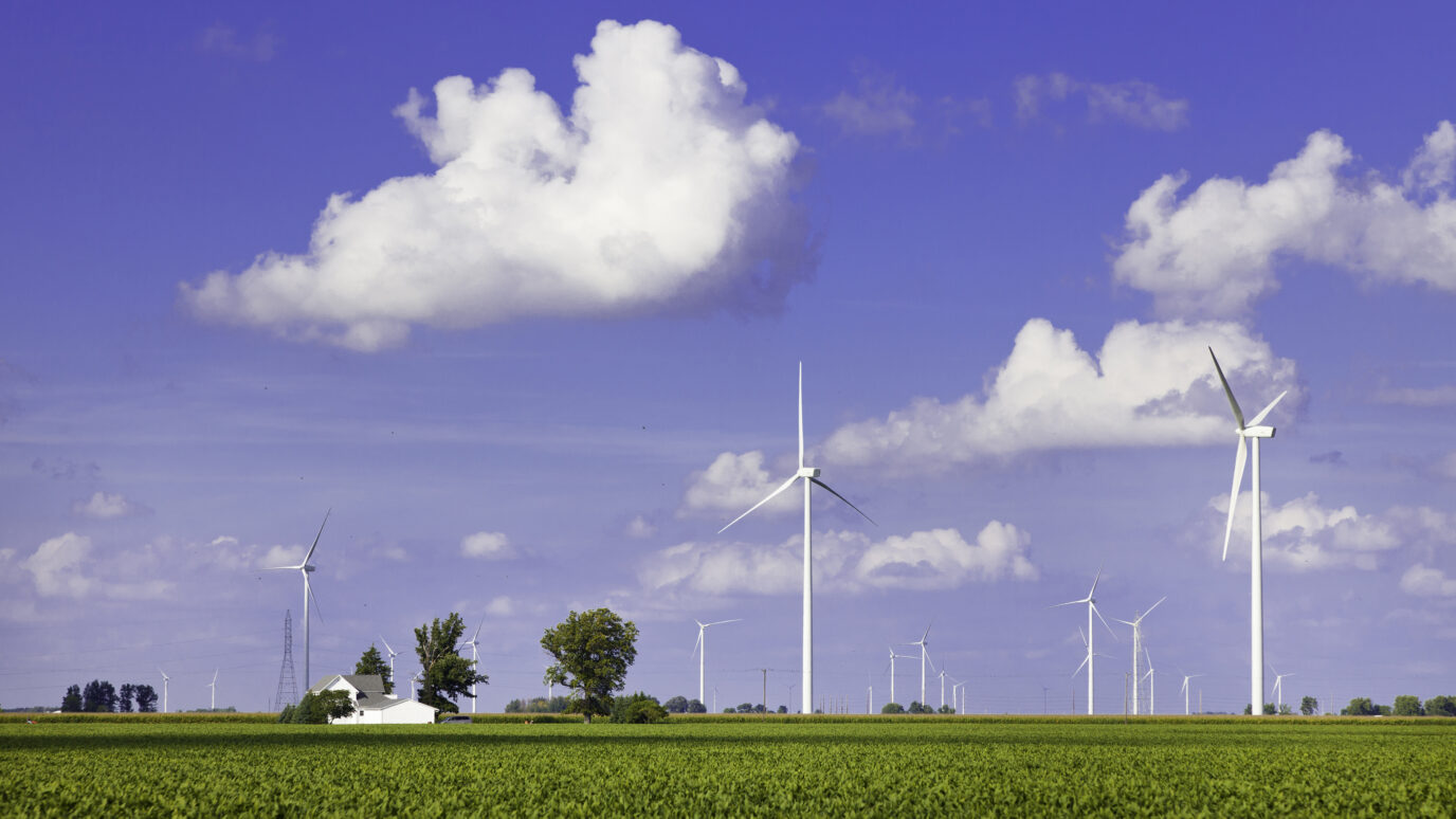 Parque eólico en EE.UU.