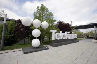 Letrero de Telefónica