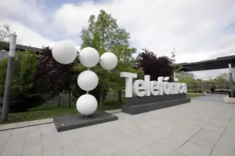 Letrero de Telefónica