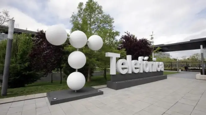 Letrero de Telefónica