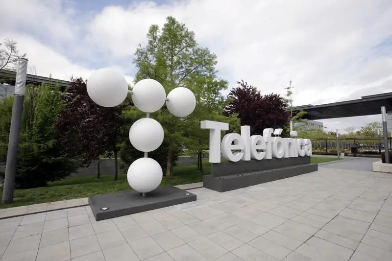 Letrero de Telefónica