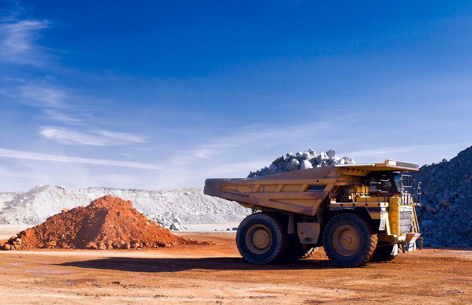 Extracción de minerales