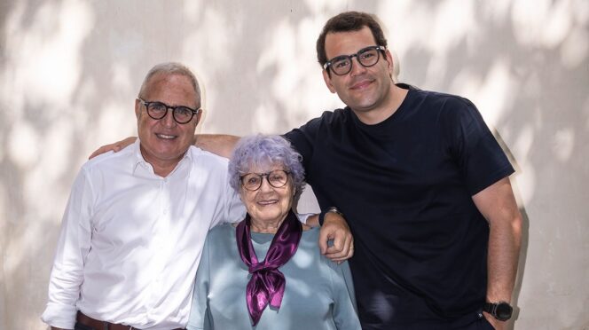 Lluís Morillas, María Mateu y Marc Morillas