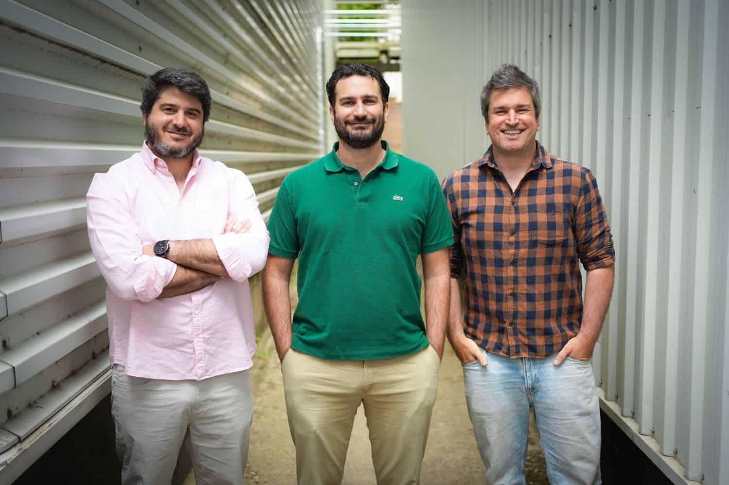 José María Lucas, Asís Pardo y Juan García.