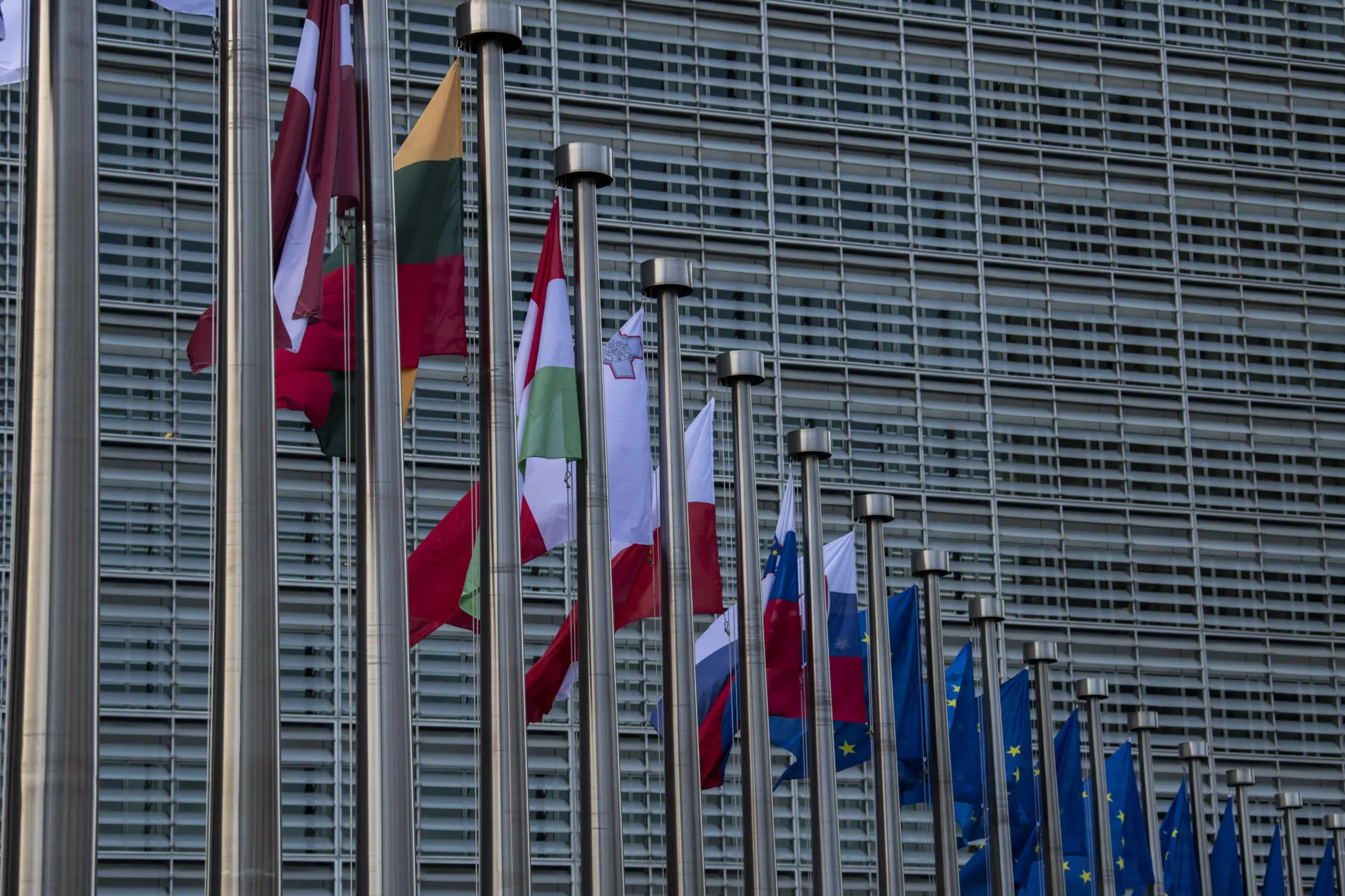 Banderas Comisión Europea