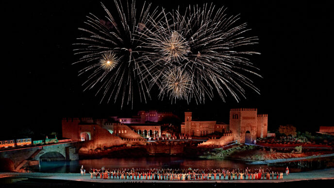 Espectáculo final de El Sueño de Toledo