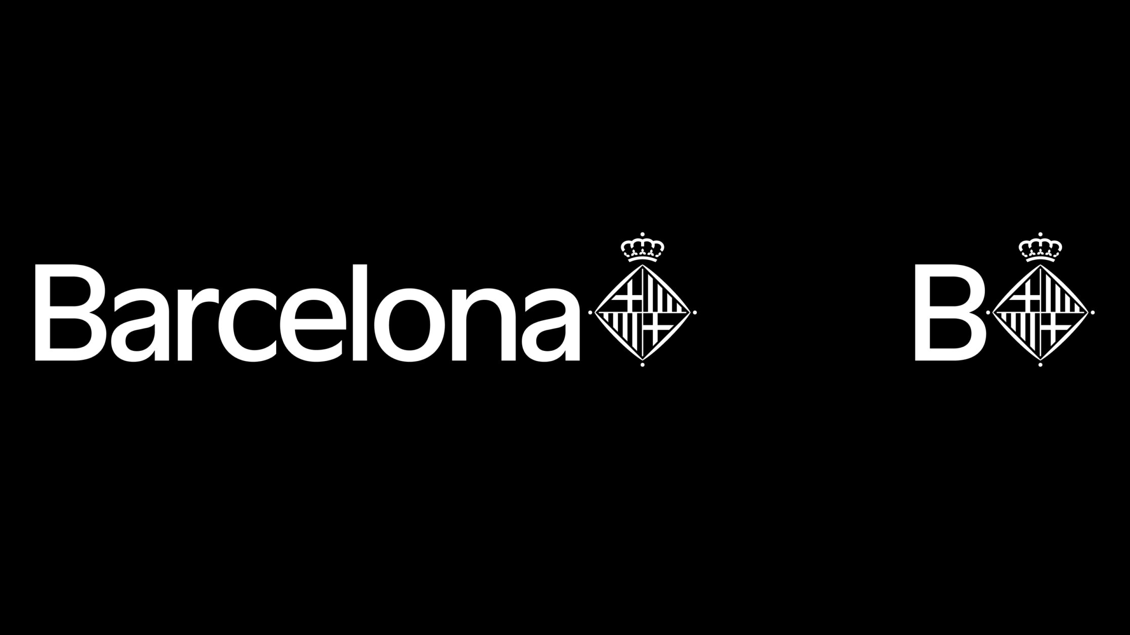 Versión simplificada de la B y el escudo
