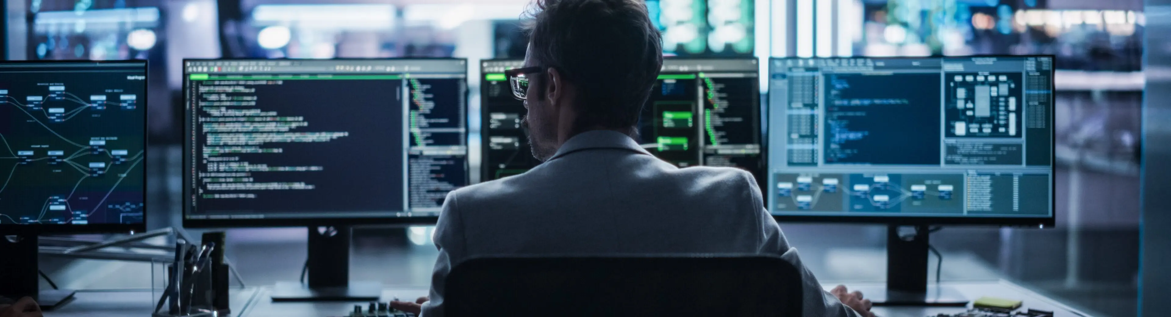 Empleado de ciberseguridad