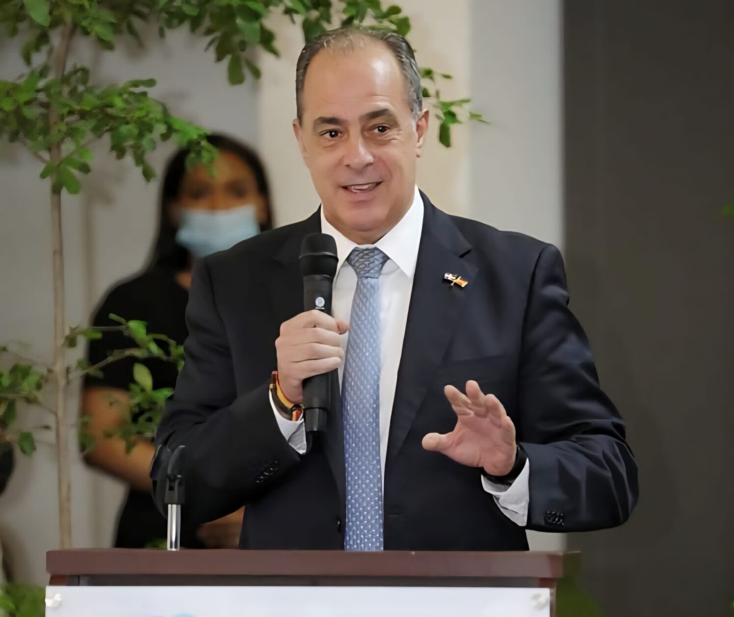 Francisco Pérez, durante un evento ::  Cámara Española de Comercio en República Dominicana