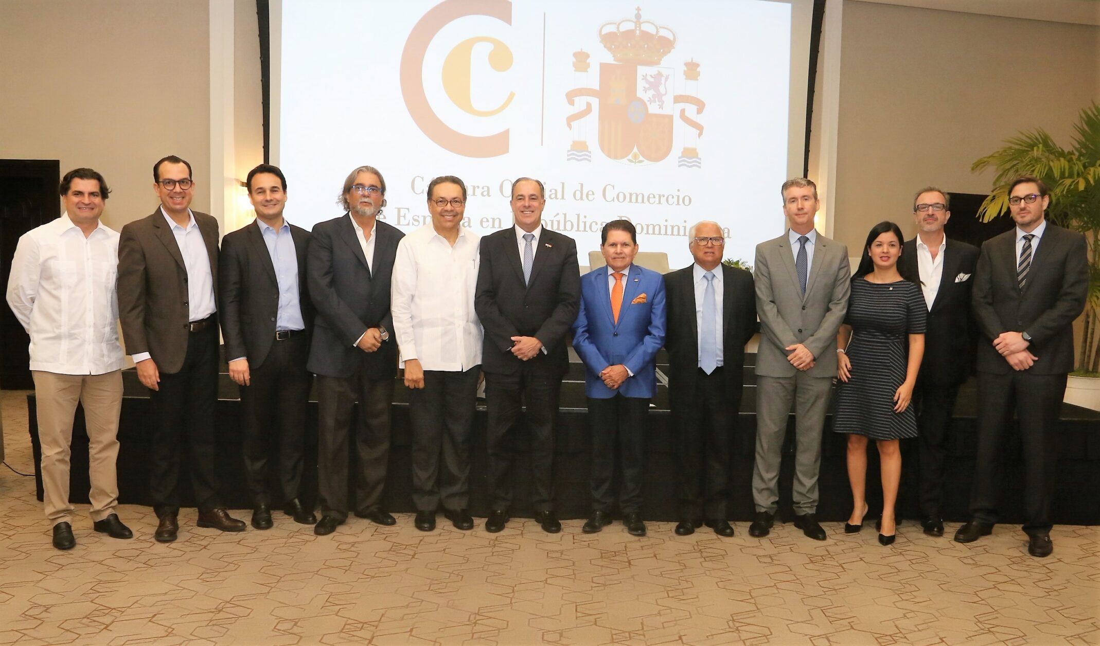 Francisco Pérez durante un evento con empresarios :: Cámara Española de Comercio en República Dominicana 