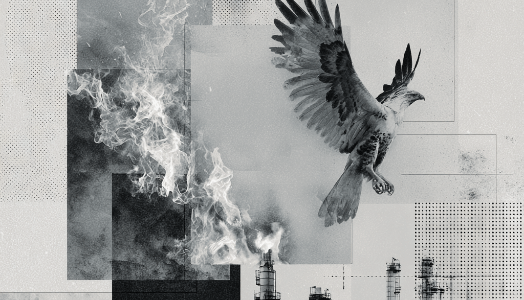 Ave Fénix surgiendo de las cenizas