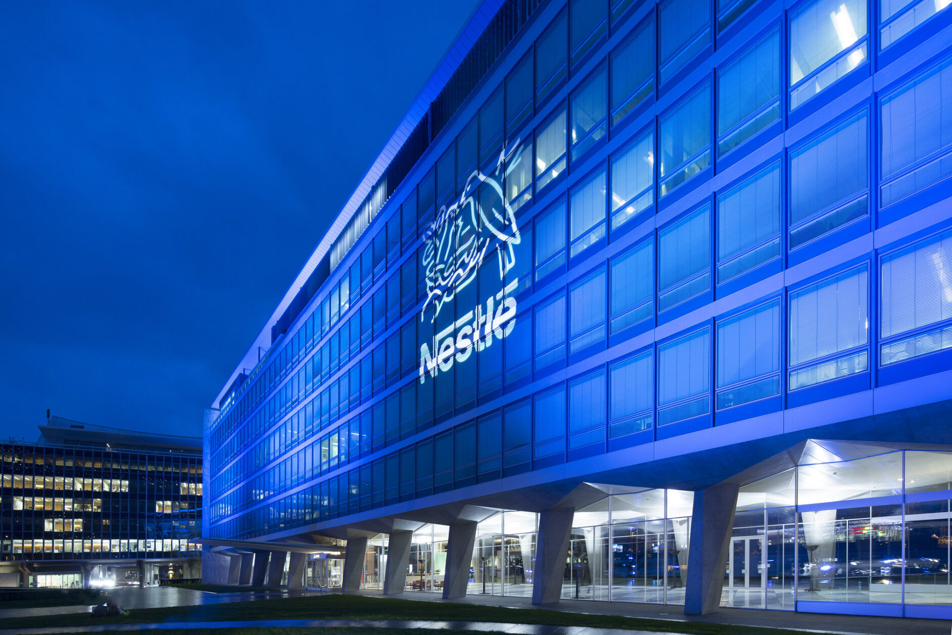 Edificio de Nestlé en Suiza