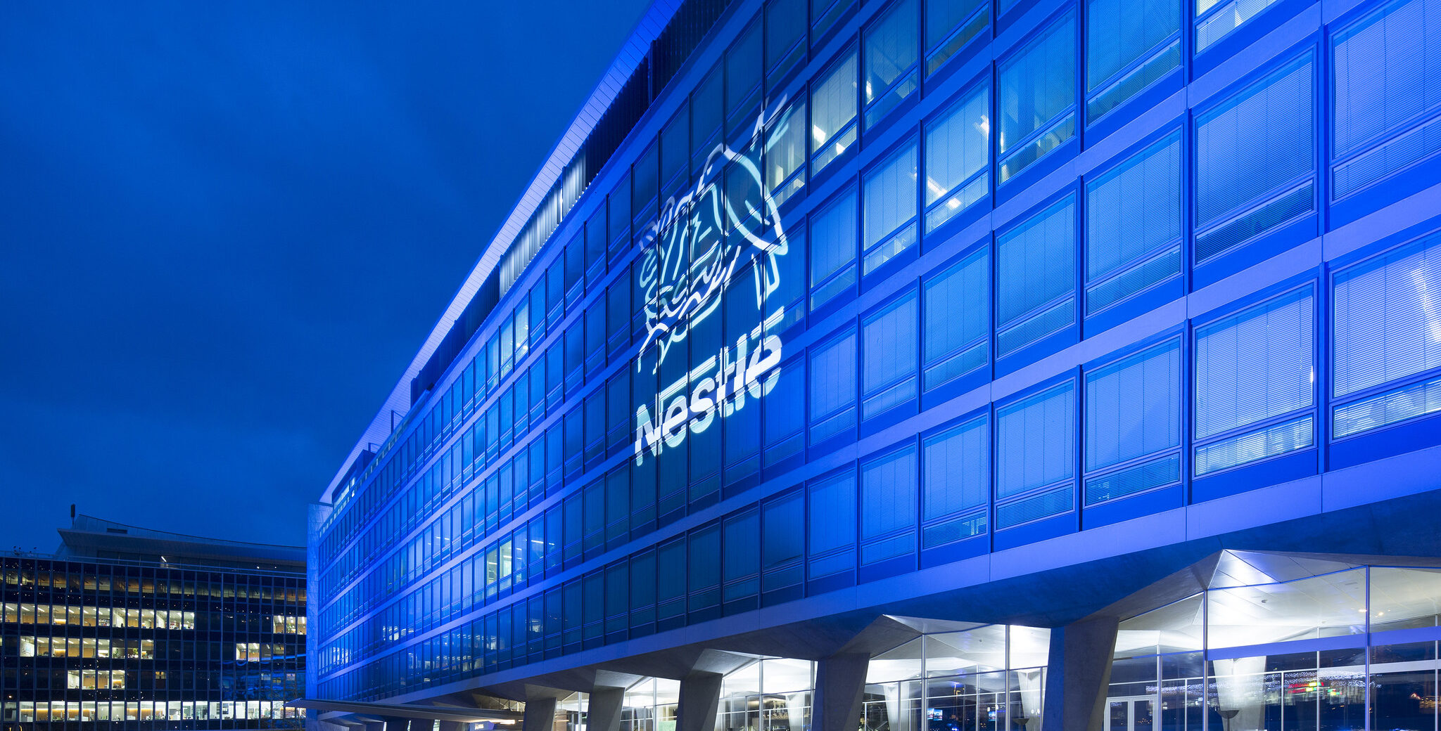 Edificio de Nestlé en Suiza