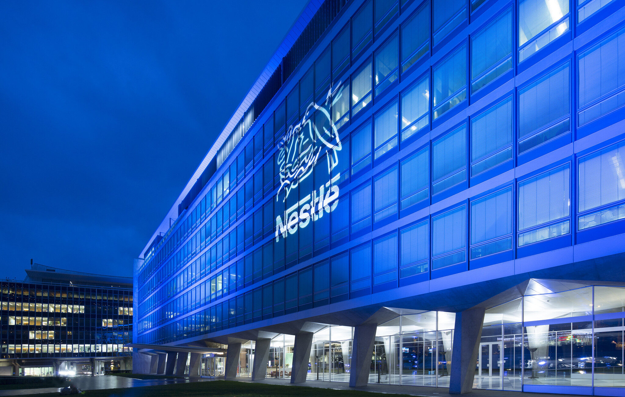 Edificio de Nestlé en Suiza