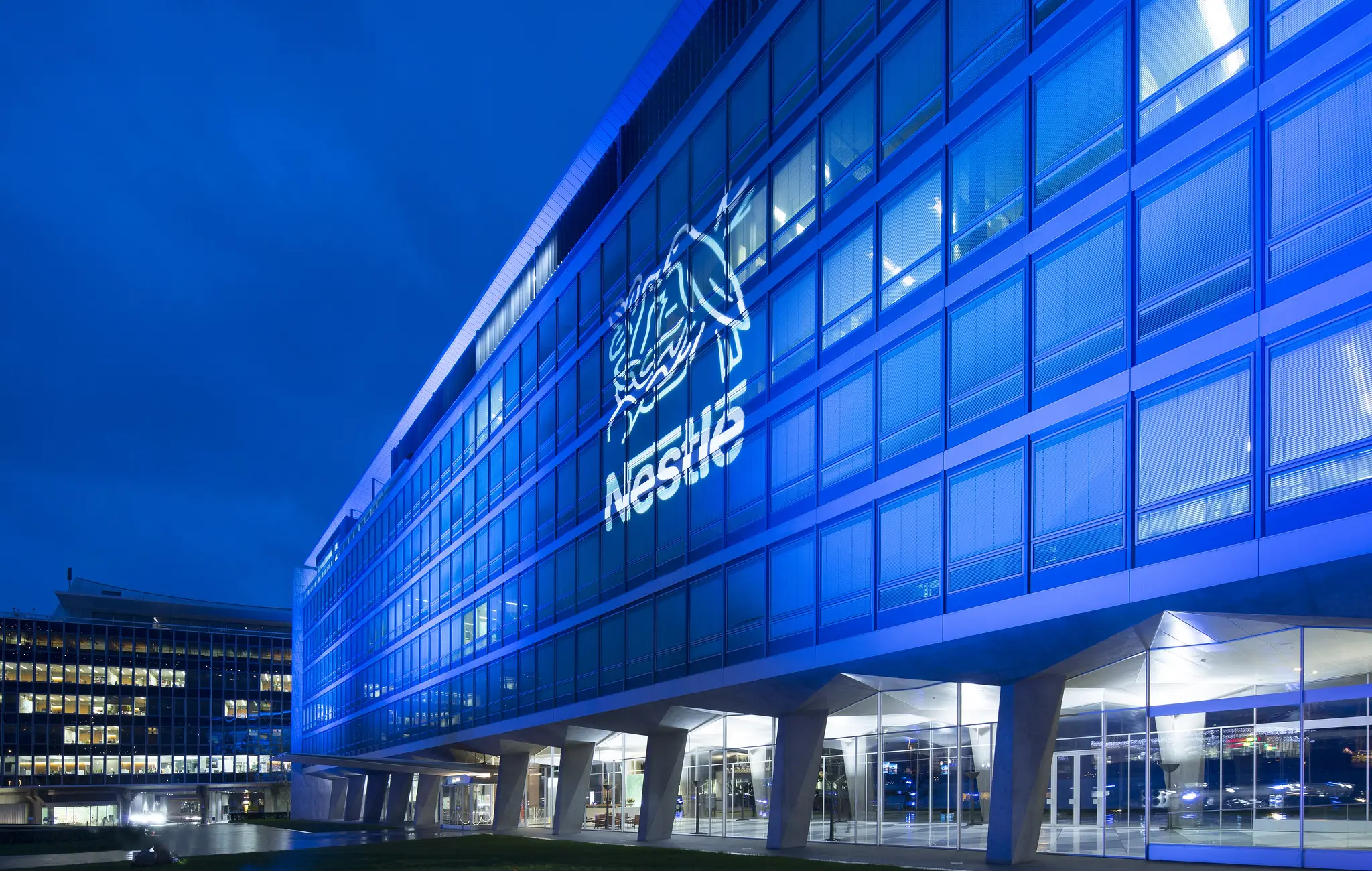 Edificio de Nestlé en Suiza