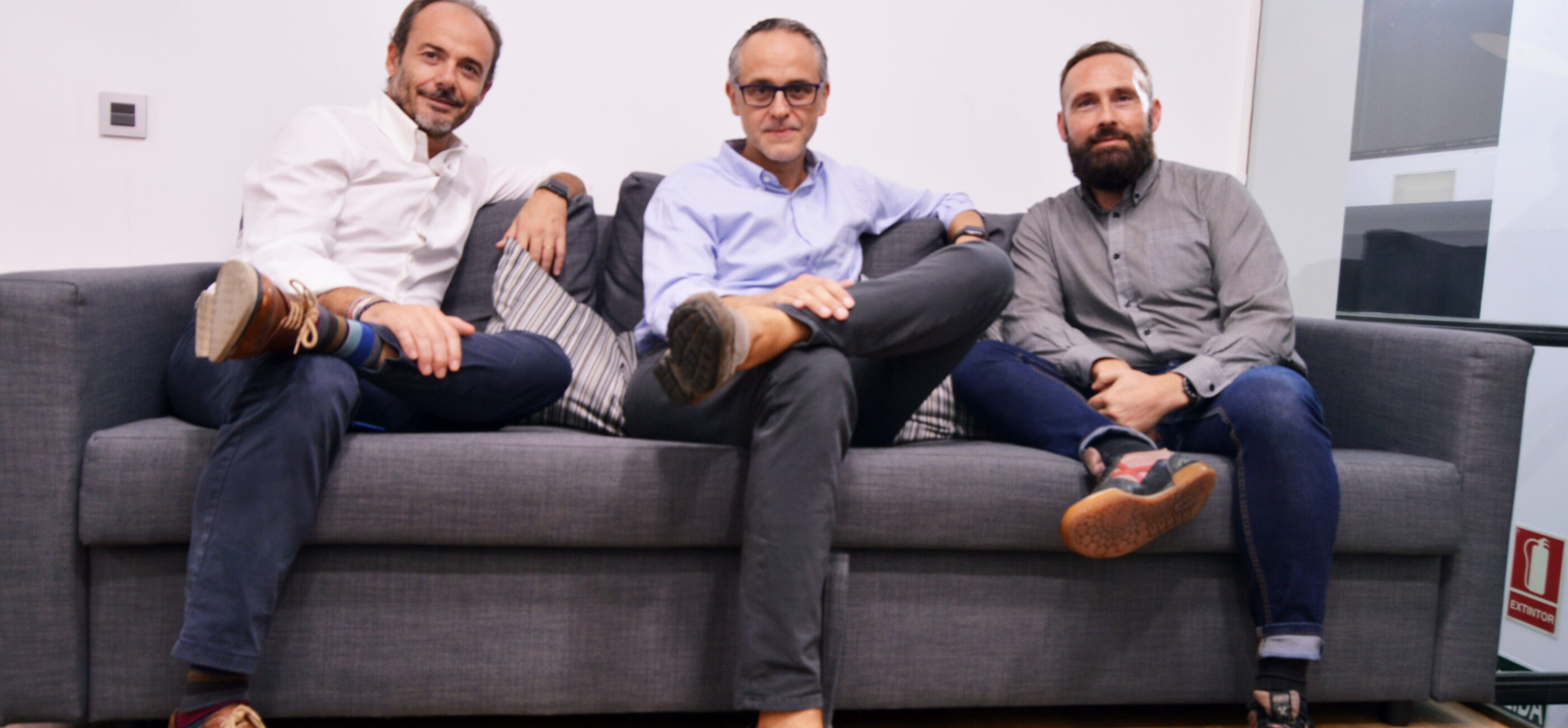Iván Martínez, Dionís Guzmán y Marc Serra