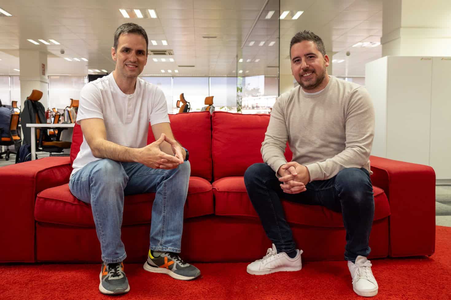 Javier Expósito y Carlos Sáez, dos de los fundadores de Drimer