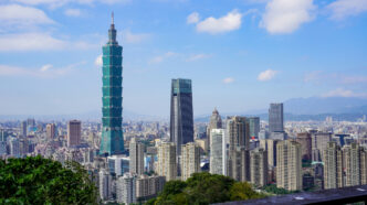 Rascacielos en Taipei (Taiwan)