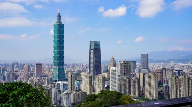 Rascacielos en Taipei (Taiwan)