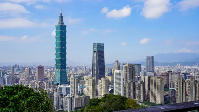 Rascacielos en Taipei (Taiwan)