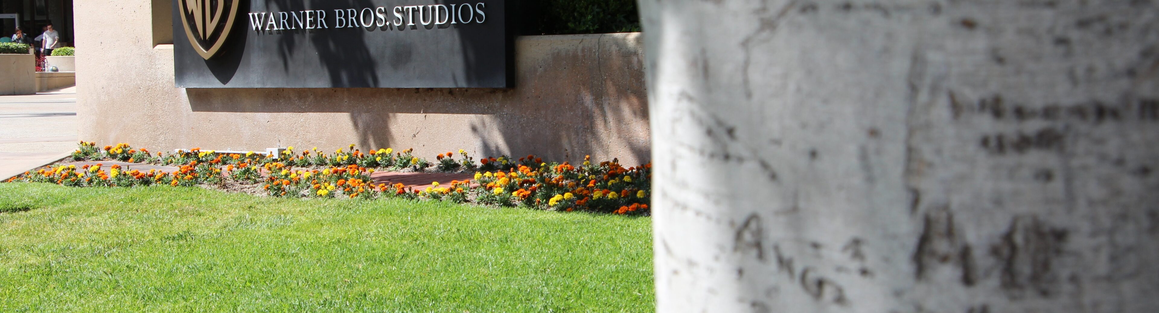 Foto letrero Warner Bros