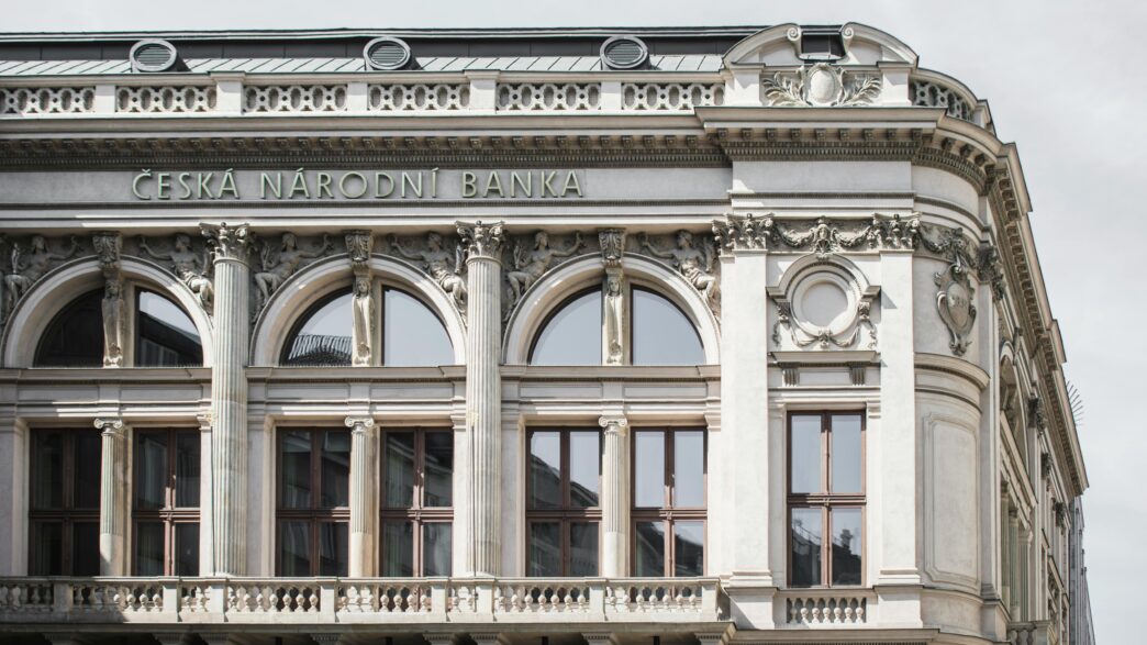 Fachada del Banco Nacional Checo