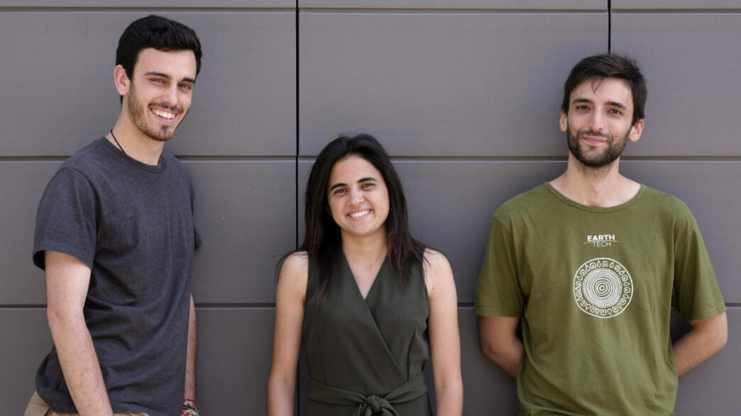 Gerard Pinar, Isabel García Baños y Adrià Roca cofundadores de Bleta