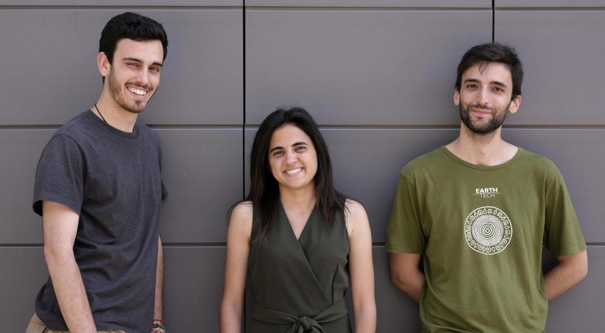 Gerard Pinar, Isabel García Baños y Adrià Roca cofundadores de Bleta