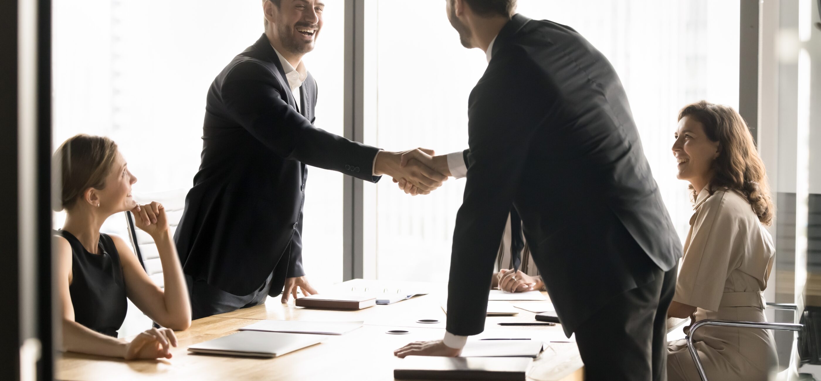 Trabajadores en una oficina