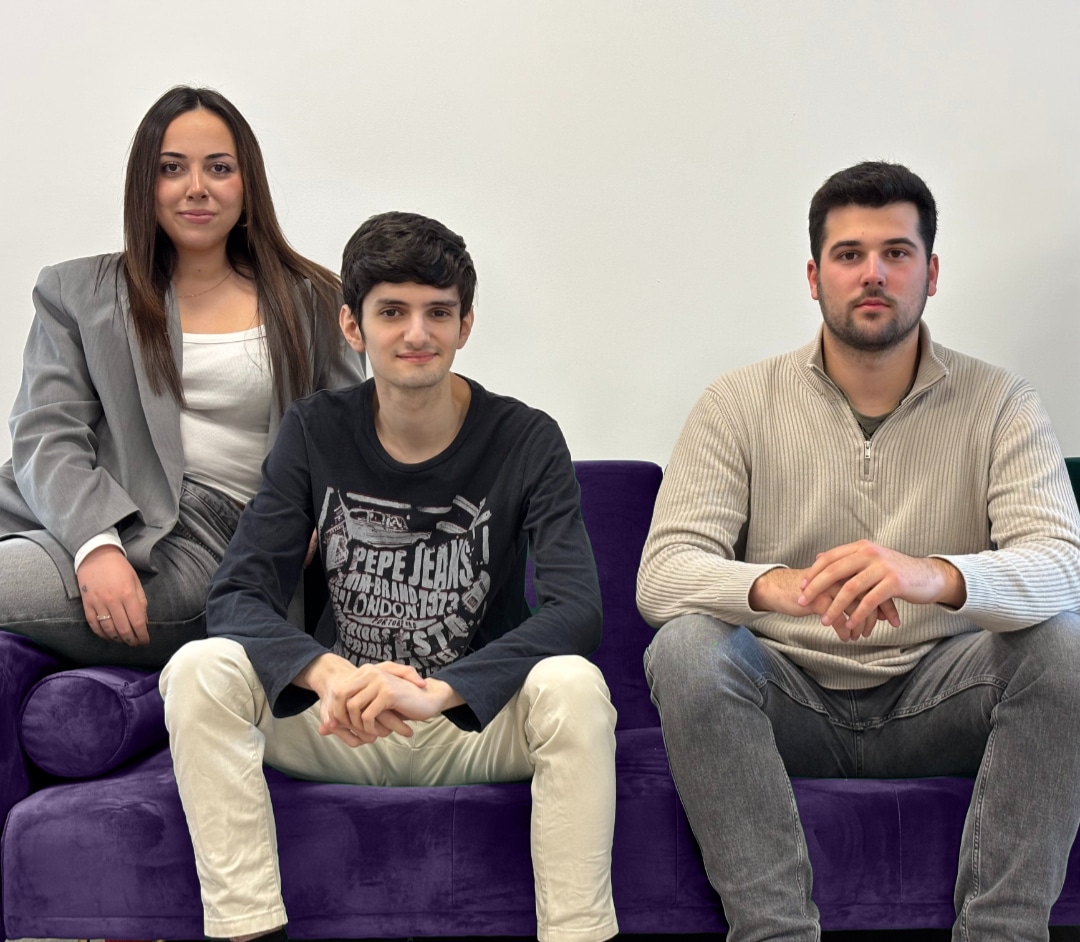 Asier Bengoa, Nerea Zarragoitia y Anartz San Juan, cofundadores de la empresa