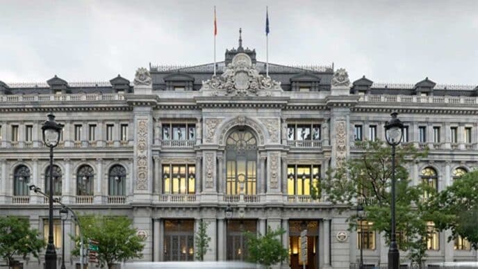 Fachada del Banco de España