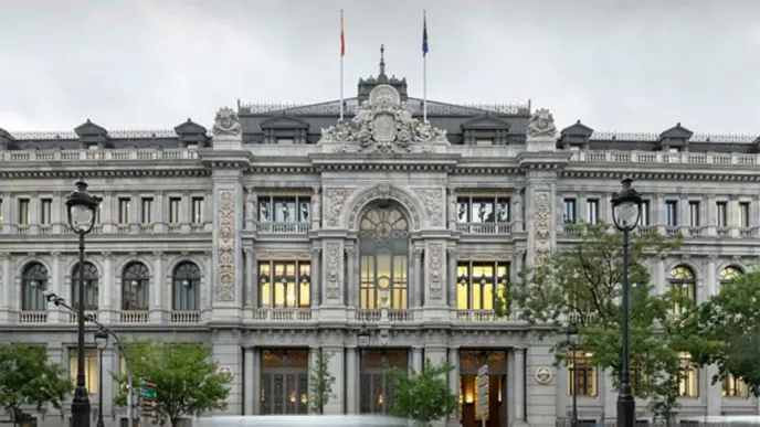 Fachada del Banco de España