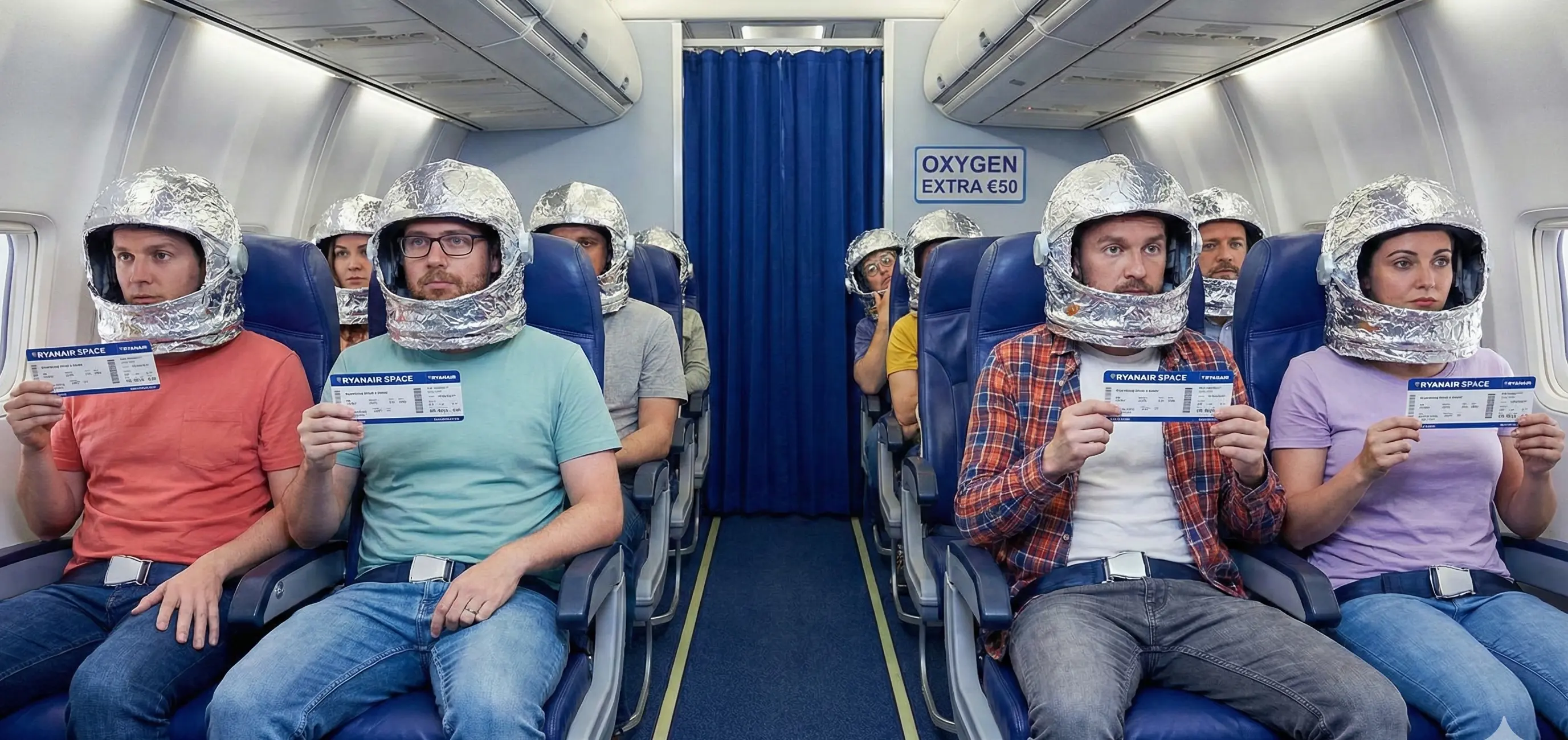 Pasajeros al borde del primer crucero espacial