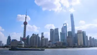 Rascacielos en Shanghái, China