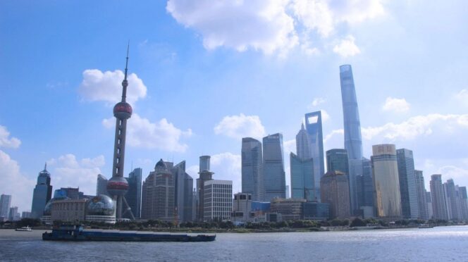 Rascacielos en Shanghái, China