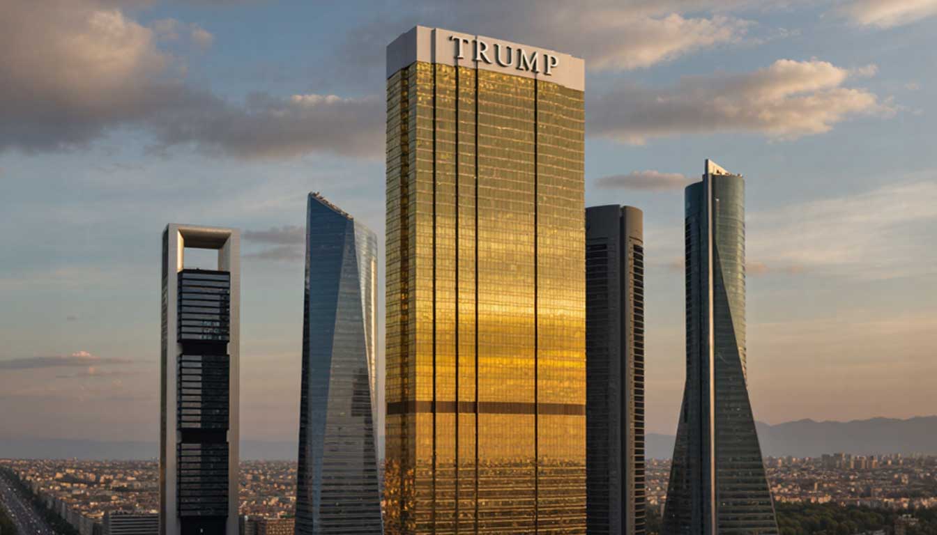 Anteproyecto de la Trump Tower de Madrid, presentado en Mar a Lago