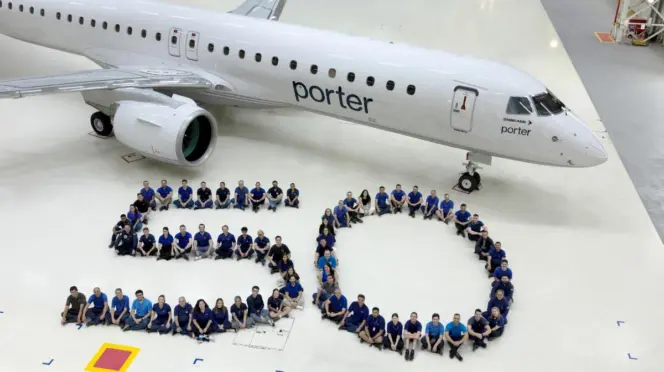Avión de Embraer