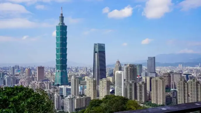 Rascacielos en Taipei, Taiwan
