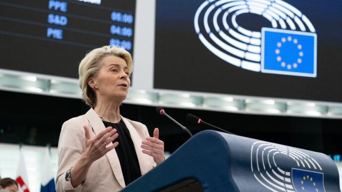 Ursula von der Leyen, presidenta de la Comisión Europea