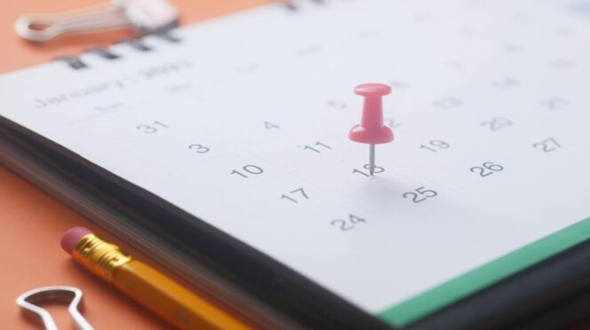 Calendario de enero
