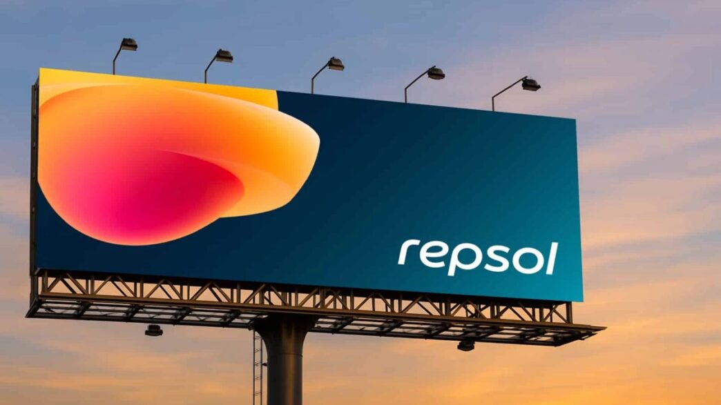 Cartel publicitario de Repsol