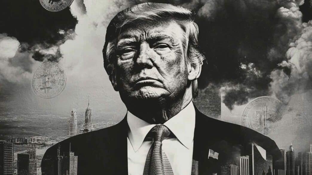 Imagen figurativa de Trump gobernando