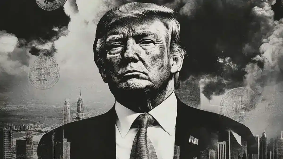 Imagen figurativa de Trump gobernando