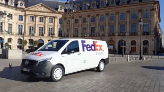 Furgoneta de FedEx