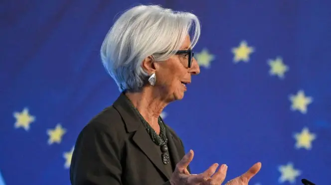 Christine Lagarde, presidenta del BCE