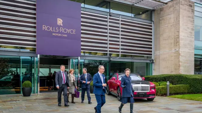 Concesionario de Rolls Royce en Reino Unido