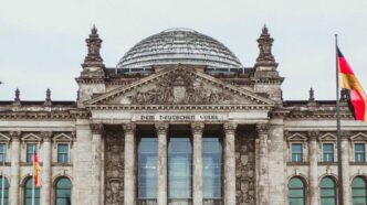 Reichstag en Berlín, sede del parlamento alemán